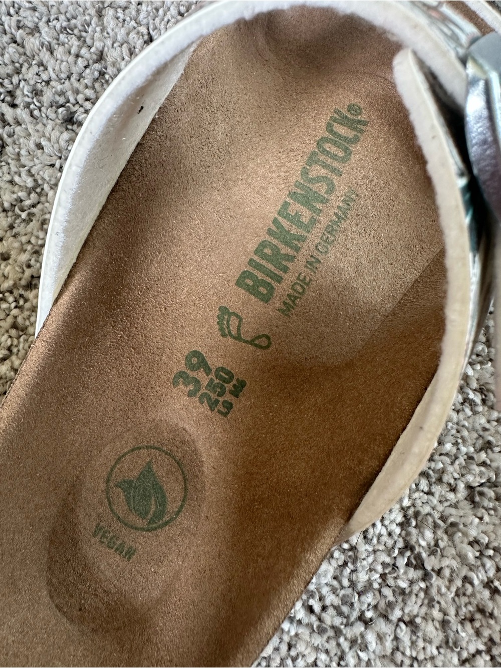 Birkenstock Sydney Vegan in Paisley Light Rose - Picture 11 of 12